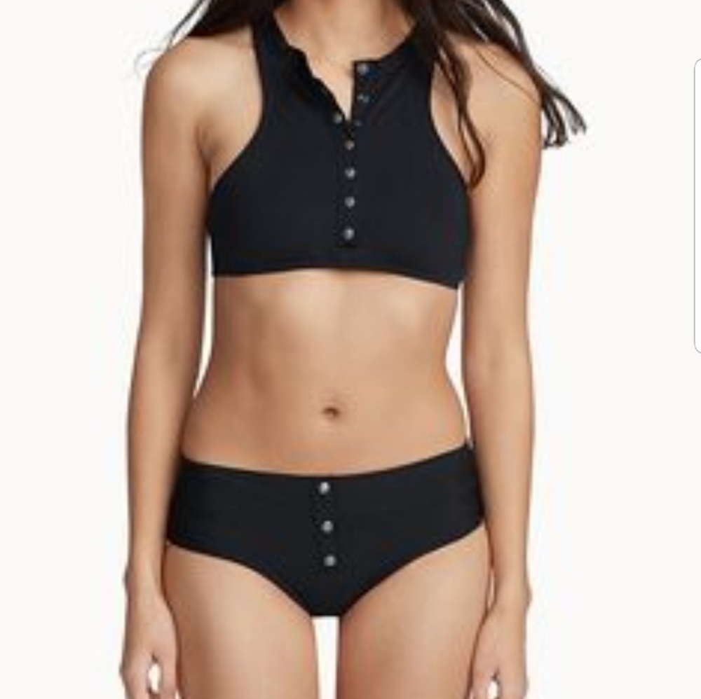 Red Carter Snap Front Bikini-NWT